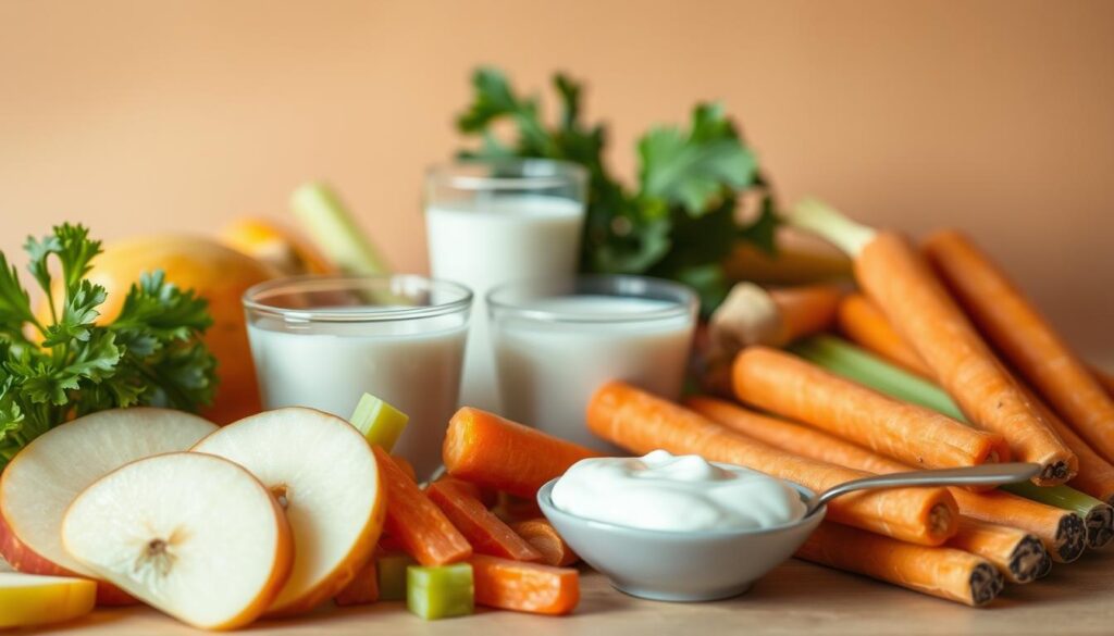 alimentation saine pour les dents de lait