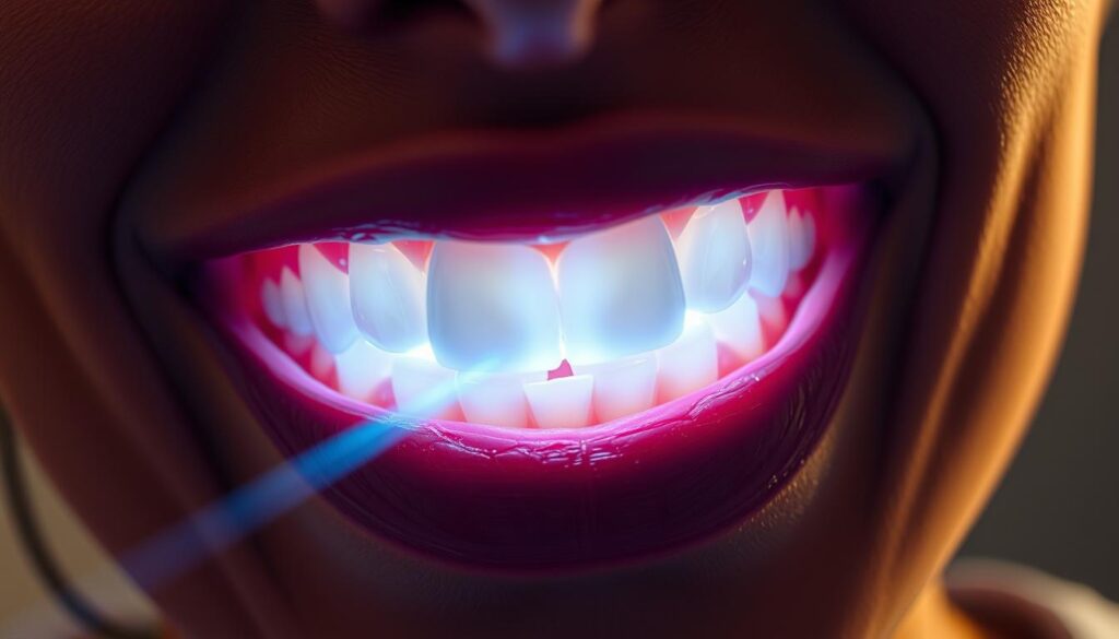 blanchiment dentaire lumière LED