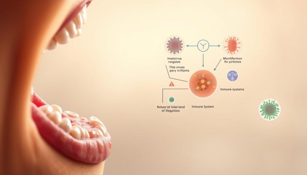 Causes des aphtes dentaires